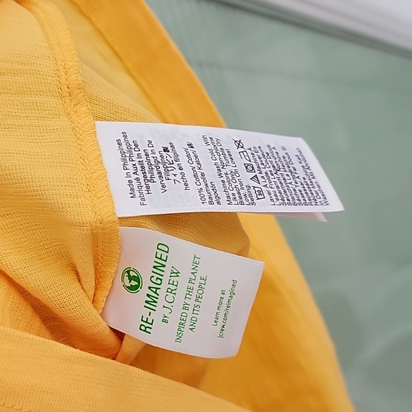 J. Crew Organic Slub T-Shirt Sz XL - Picture 3 of 7